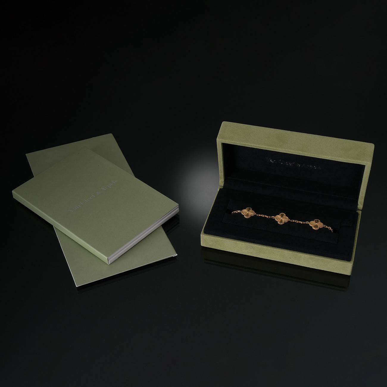 Van Cleef & Arpels(USED)반클리프앤아펠 빈티지 알함브라 기요세 5P 브레이슬릿